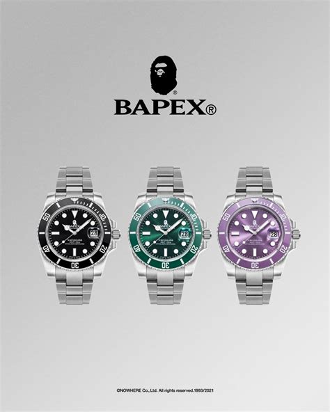 bape watch rolex|did bape collab with rolex.